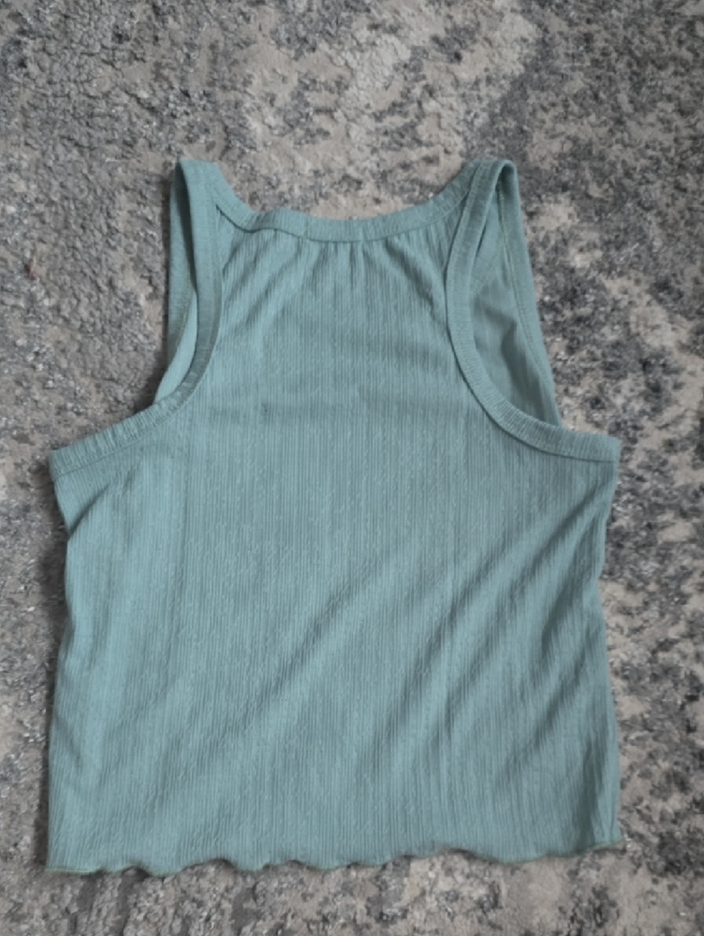 Heart Hips Light Sage Ribbed Racerback Tank - Picture 5 of 6